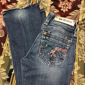 Rock Revival Rare Patriotic Jeans size 26